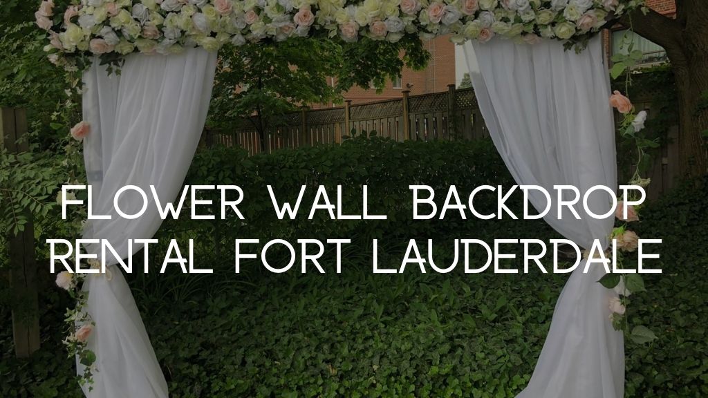 Ajax Flower Wall Rental