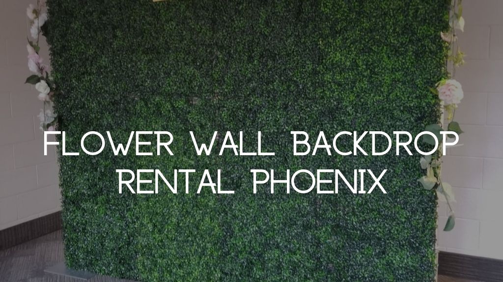 Ajax Flower Wall Rental