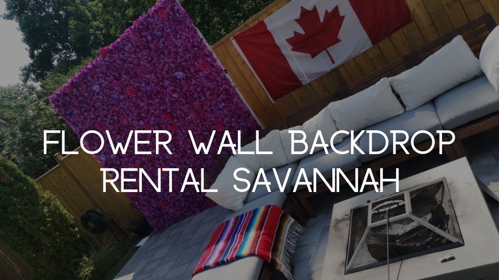 Ajax Flower Wall Rental