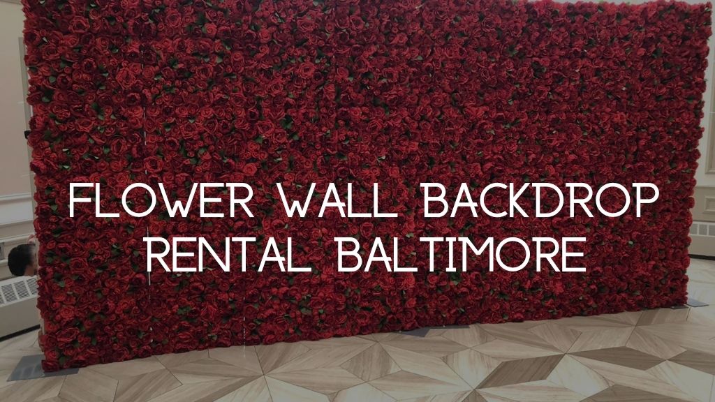 Ajax Flower Wall Rental