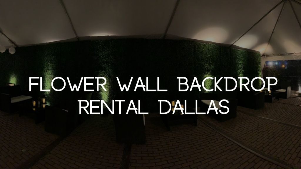 Dallas Flower Wall Rental Flower Walls USA Marquee Number Rental