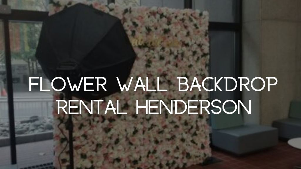 Ajax Flower Wall Rental