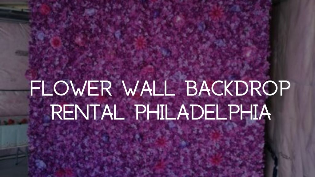 Ajax Flower Wall Rental