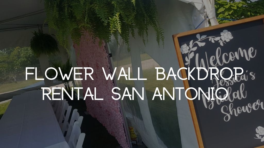 Ajax Flower Wall Rental