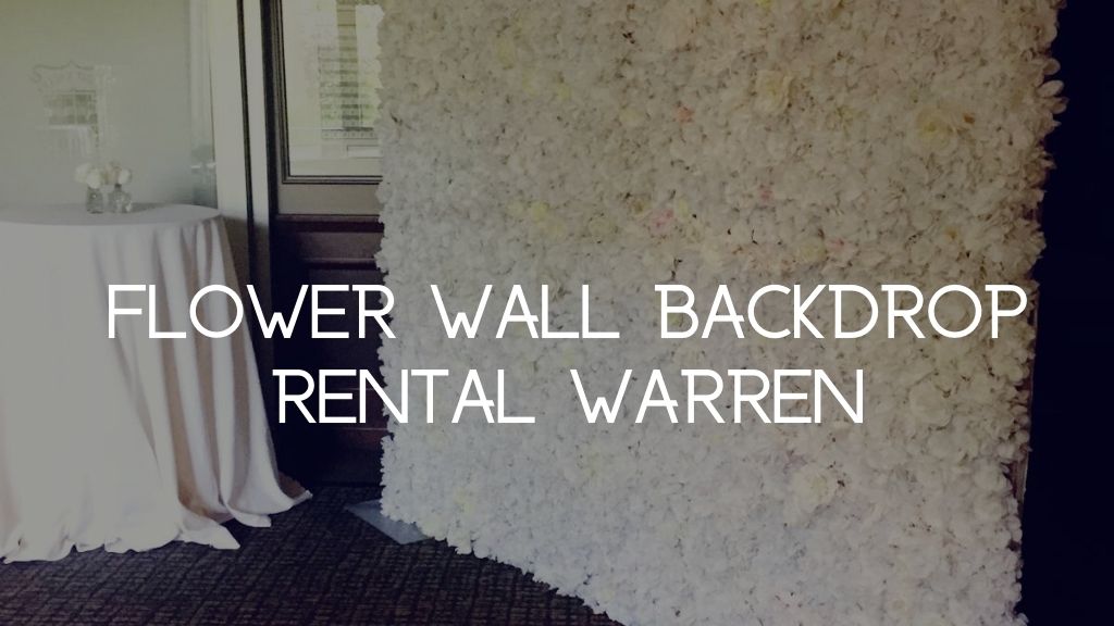 Ajax Flower Wall Rental