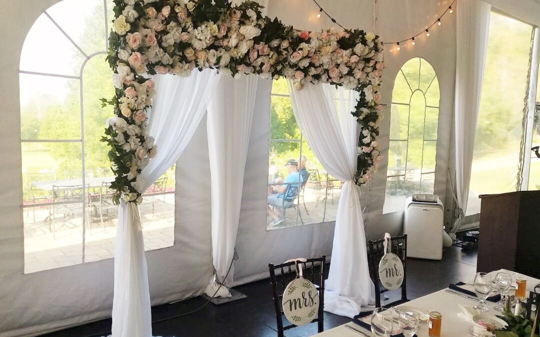 Beautiful Wedding Flower Arches in Chicago