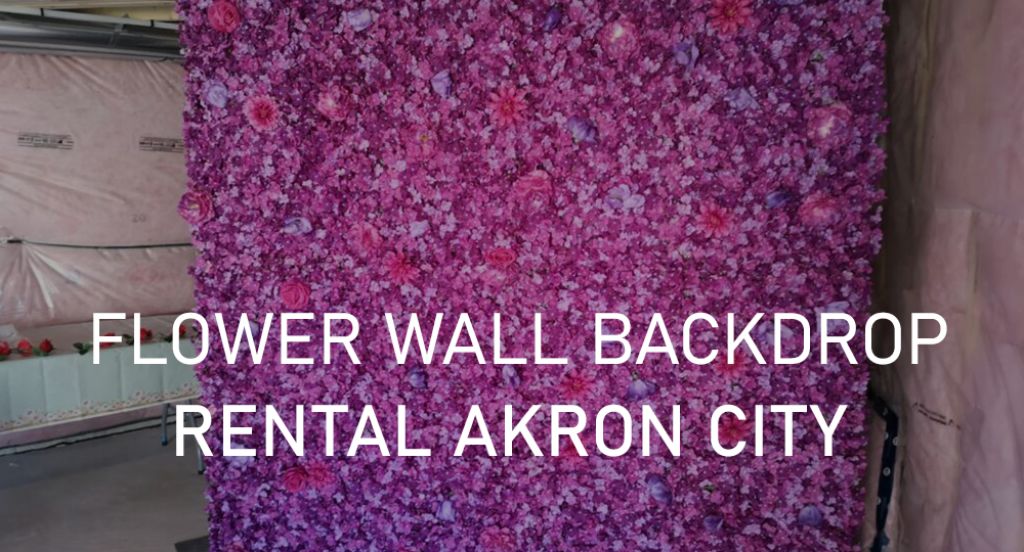 Ajax Flower Wall Rental