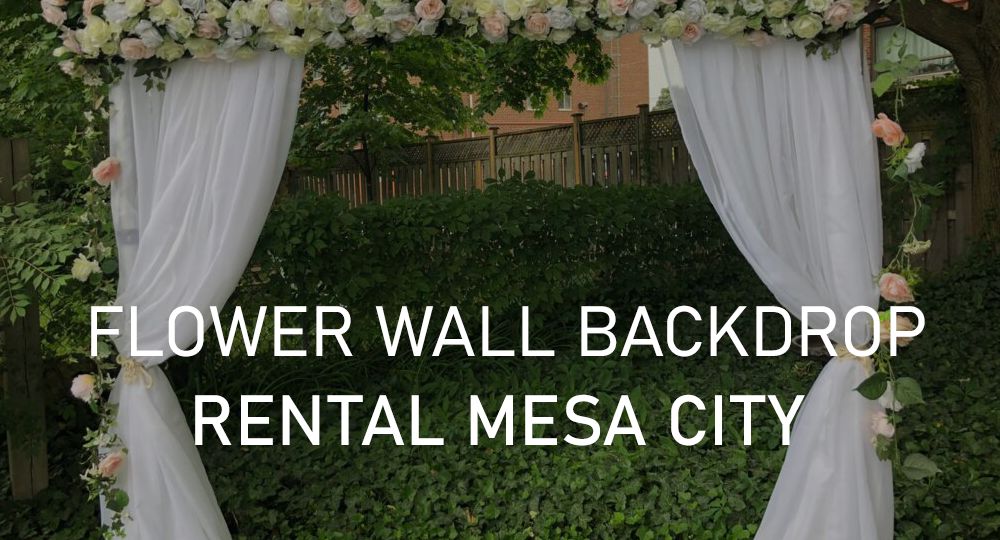 Ajax Flower Wall Rental