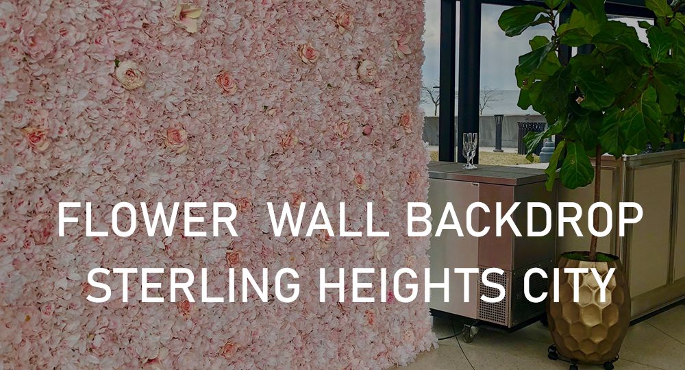 Ajax Flower Wall Rental