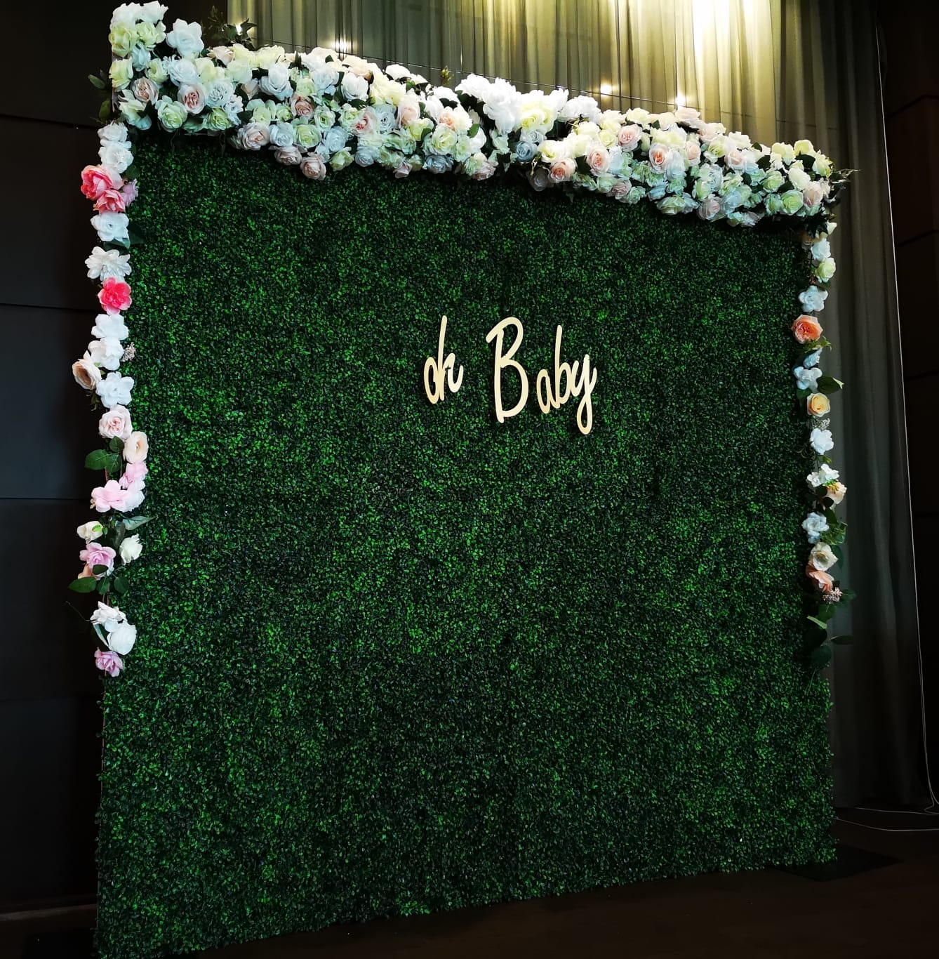 Flower Walls at Baby Showers in Orlando Flower Walls USA