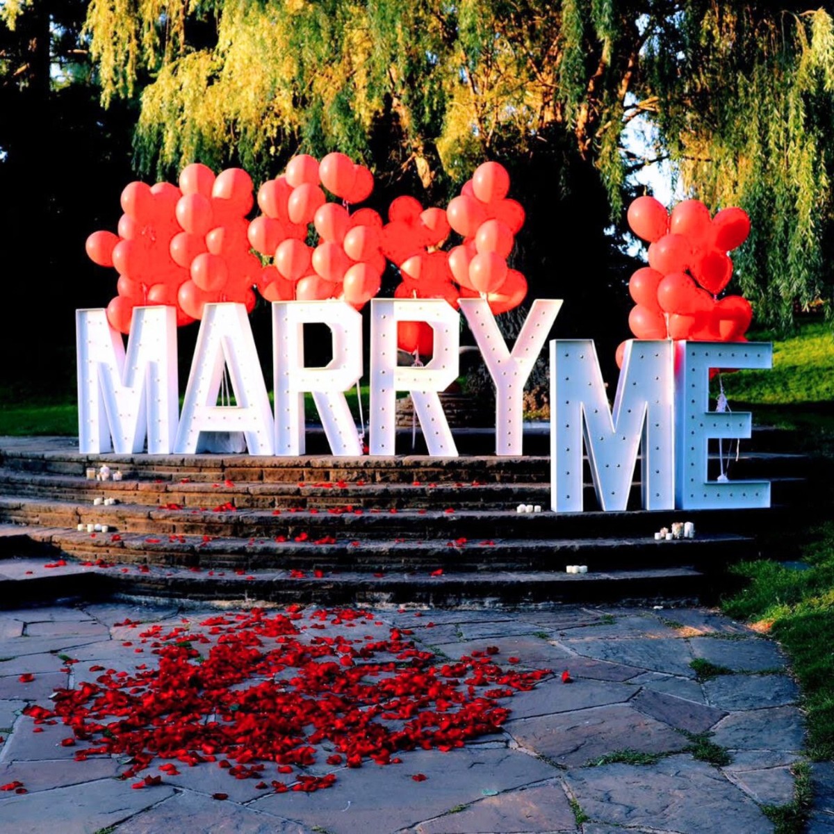 Rochester Marry Me Marquee Letters Rental