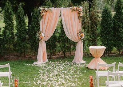 Santa Barbara Wedding Flower Archway Rental